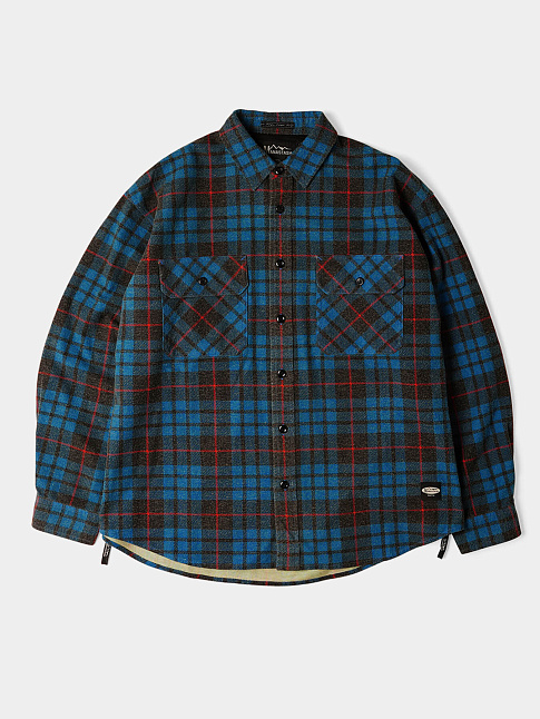Рубашка ZIP FLANNEL (размер L, цвет Синий)