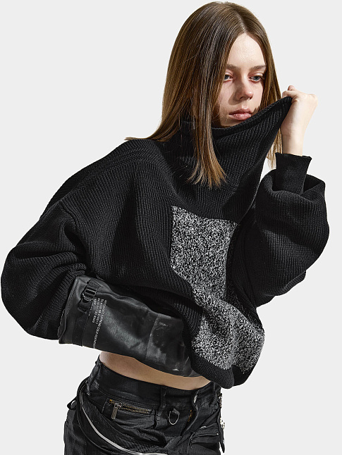 Свитер WHITE NOISE (размер M, цвет Черный)