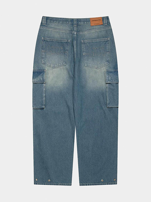 Джинсы LOOSE FIT DENIM CARGO (размер M, цвет Голубой)