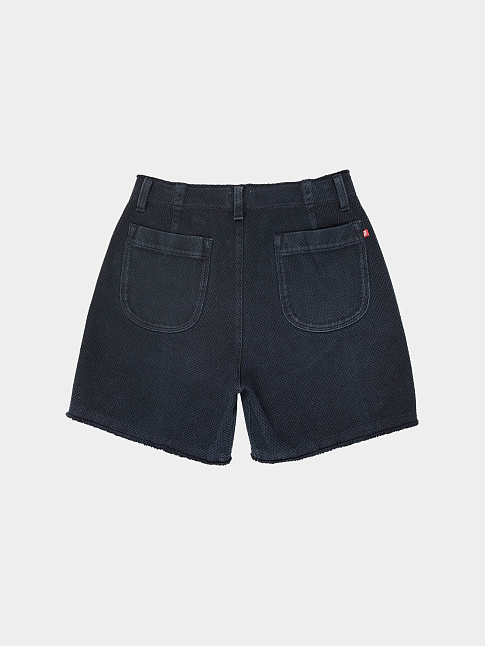 Шорты T-06-SH-DB PLEATED SHORTS (размер S, цвет Синий)