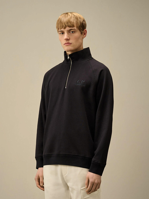 Свитшот DIAGONAL RAISED FLEECE HALF ZIP LOGO (размер XL, цвет 999)
