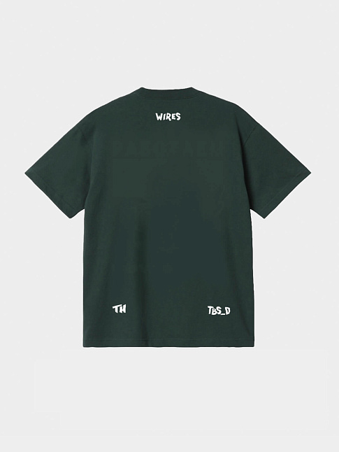 Футболка WIRES WORK (размер XXL, цвет Зеленый)