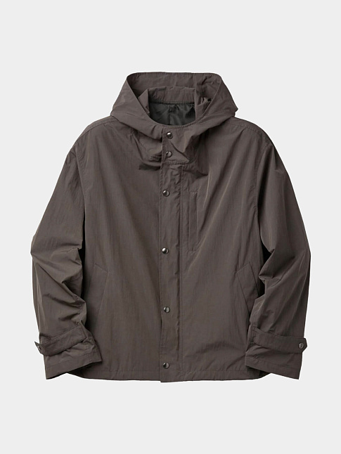 Куртка CROP HOODIE MILL (размер L, цвет Коричневый)