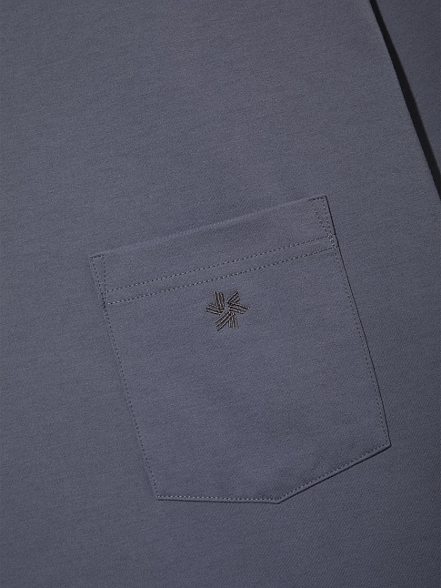 Лонгслив OVERSIZED POCKET (размер M, цвет Темно-серый)