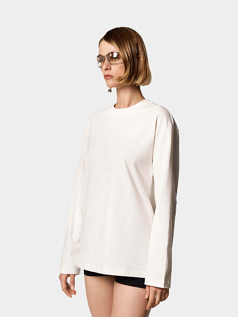 Лонгслив (размер S, цвет Белый)