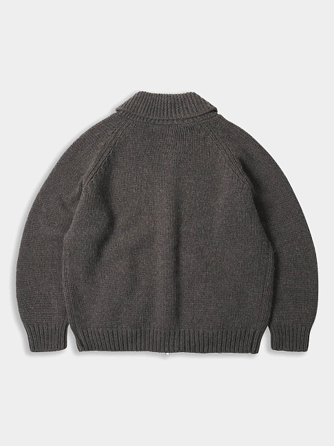 Кардиган HEAVY COWICHAN ZIPUP (размер L, цвет Коричневый)