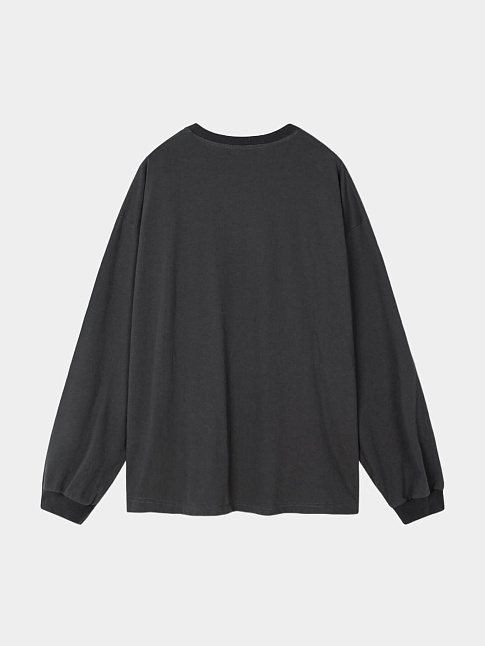 Лонгслив LIBRARY COLLAGE (размер M, цвет Темно-серый)