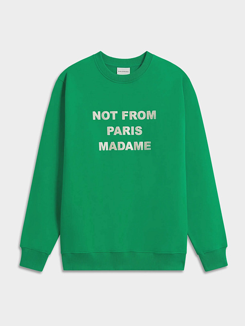 Свитшот LE SLOGAN (размер XXL, цвет Зеленый)