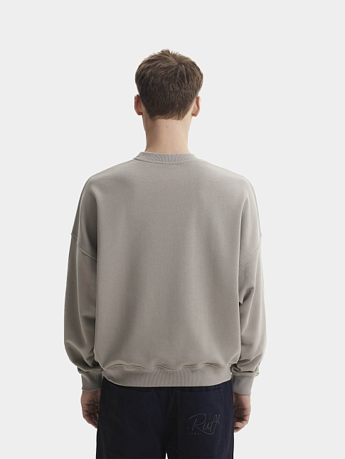 Свитшот OVERSIZED  (размер M, цвет Серый)