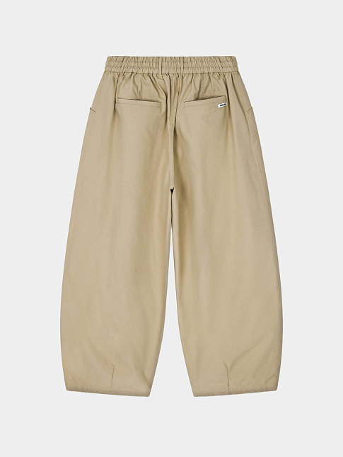 Брюки UNBALANCE LONG TUCK BALLOON (размер M, цвет Бежевый)