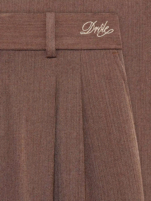 Шорты TAILLEUR CHEVRONS (размер M, цвет Коричневый)