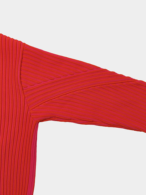 Свитер 2TONE STRIPES RIB (размер L, цвет Оранжевый)