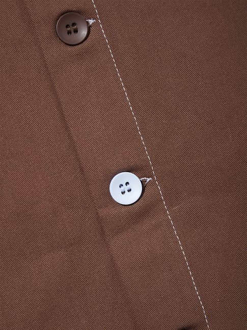 Рубашка MUCHO MAS (размер XL, цвет Коричневый)