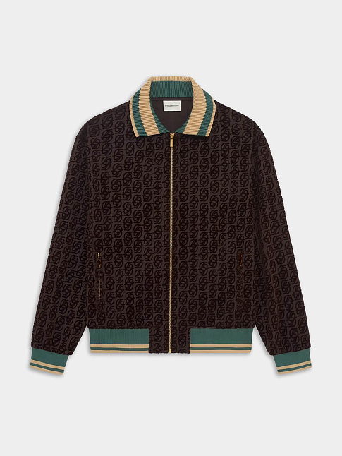 Куртка SURVETEMENT MONOGRAMME (размер XL, цвет Темно-коричневый)