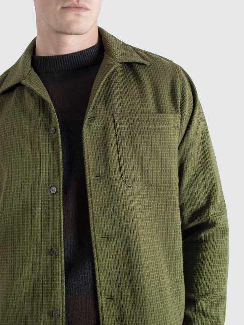 Рубашка BUSEY LINEAR (размер M, цвет Зеленый)