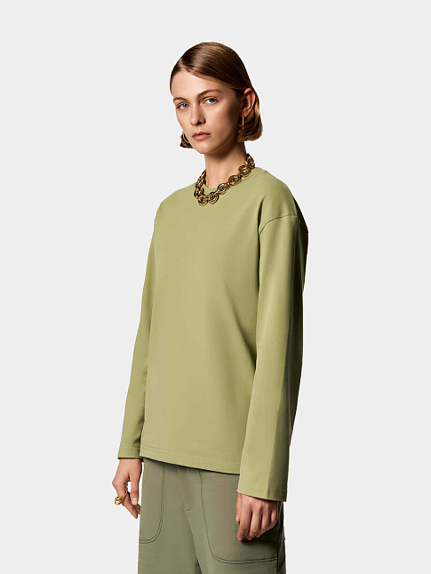 Лонгслив (размер XS, цвет Зеленый)