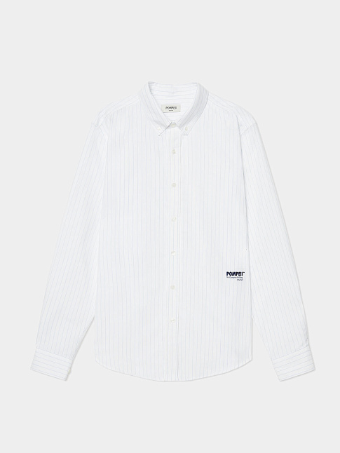Рубашка POMPEII STRIPE OXFORD (размер XL, цвет Белый)