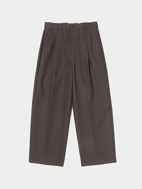 Брюки FADE CREASE HIGH-WAIST (размер M, цвет Темно-серый)