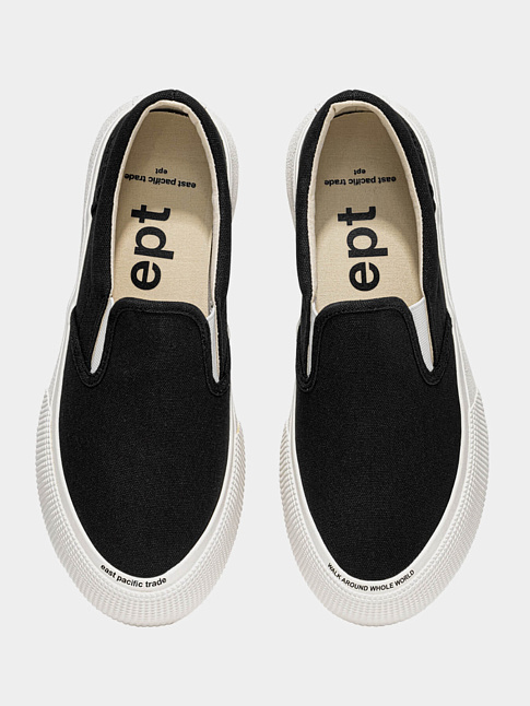 Слипоны SLIP ON (размер 36 1/2, цвет Черный)