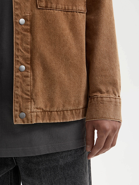 Куртка джинсовая VINTAGE MUD (размер XL, цвет Оранжевый)