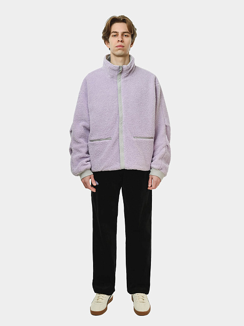 Куртка RIDE PUFF (размер L, цвет Серый-Фиолетовый)