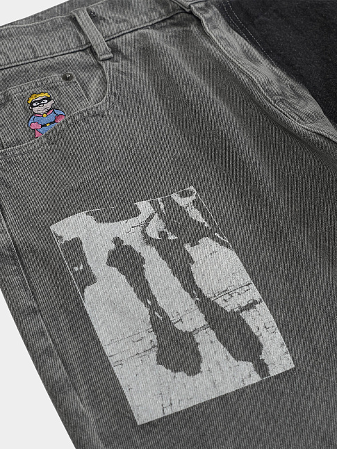 Джинсы SUN FADED RUNNING MAN (размер M, цвет Серый)