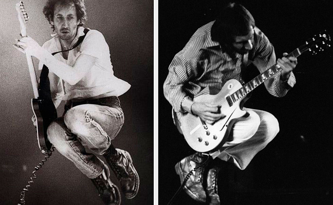 Появление гитариста The Who Пита Таунсенда на сцене в ботинках Dr. Martens