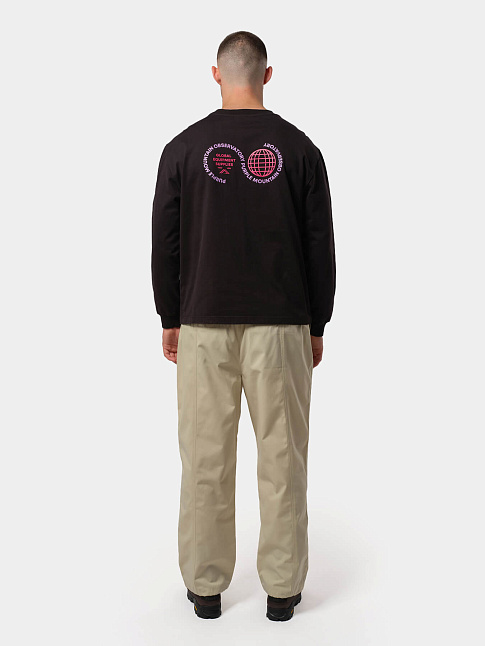 Лонгслив GLOBE LOGO (размер XL, цвет Черный)