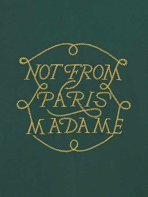 Рубашка SLOGAN TRESSES (размер M, цвет Темно-зеленый)