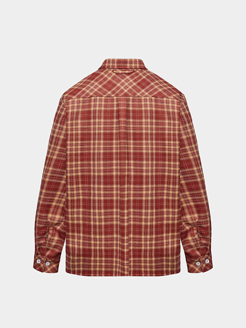Рубашка HUMAN FLANNEL (размер S, цвет Красный)
