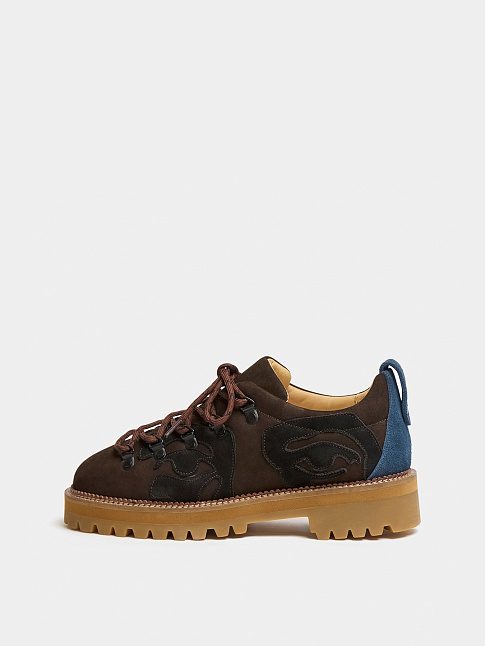 Ботинки PATCHWORK EYE HIKING LOW (размер 40 1/2, цвет Коричневый)