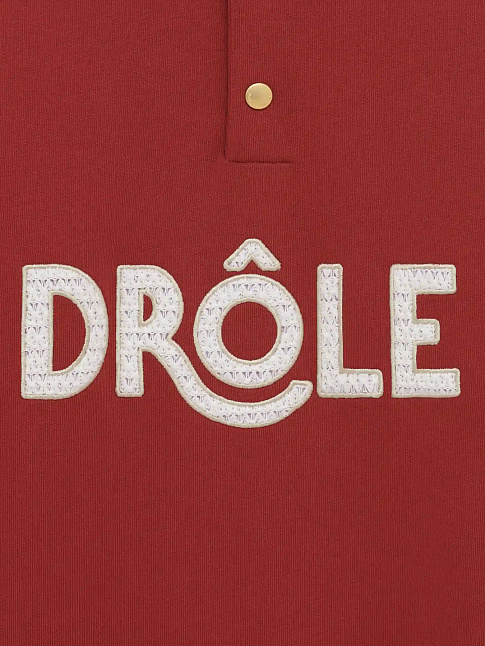 Свитшот POLO COL CROCHET (размер L, цвет Красный)