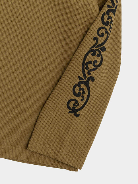 Лонгслив WROUGHT (размер L, цвет Коричневый)