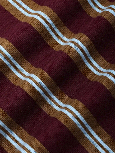 Кардиган VESTE MAILLE RAYEE (размер L, цвет Бордовый)