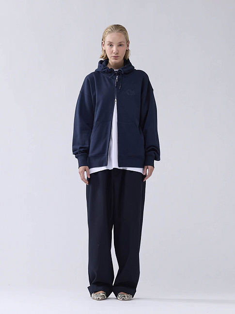 Худи LOGO ZIP-UP (размер L, цвет Синий)