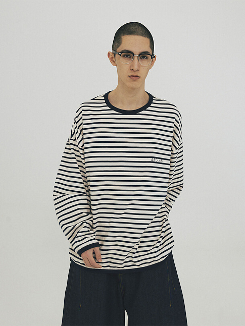 Лонгслив STRIPED (размер M, цвет Синий)