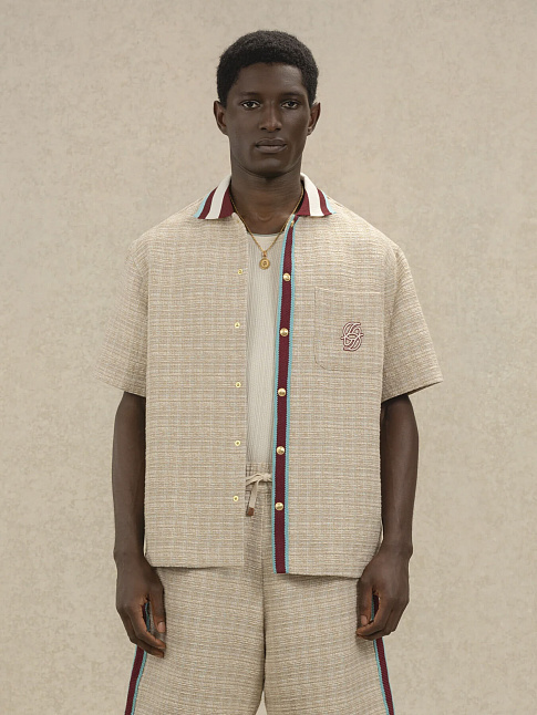 Рубашка EN TWEED D MIROIR (размер M, цвет Бежевый)