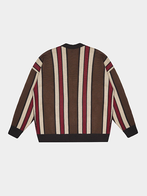 Кардиган SHADOW STRIPES (размер S, цвет Коричневый)