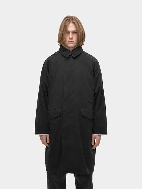 Плащ WASHED TRENCH (размер L, цвет Черный)