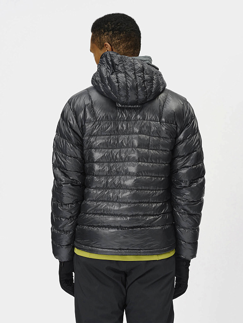 Пуховик 1000FP SPUTTERING HOODED (размер XL, цвет Темно-серый)