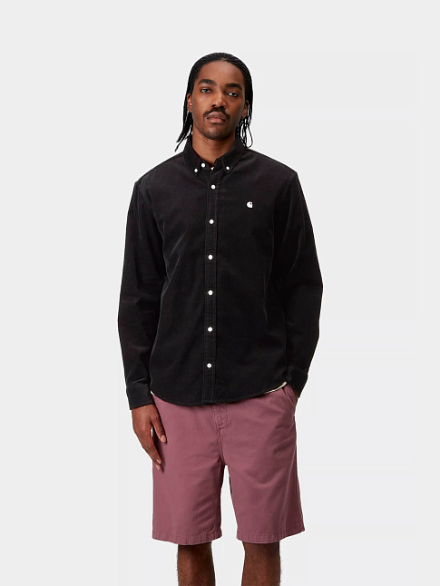 Рубашка MADISON FINE CORD (размер XXL, цвет Черный)