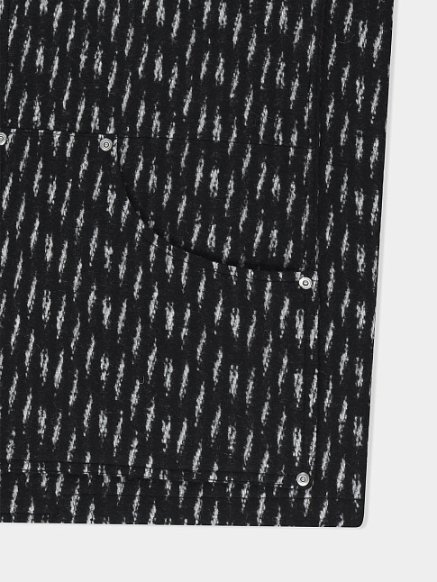 Куртка HOODED WOOL ZIP (размер L, цвет Черный)